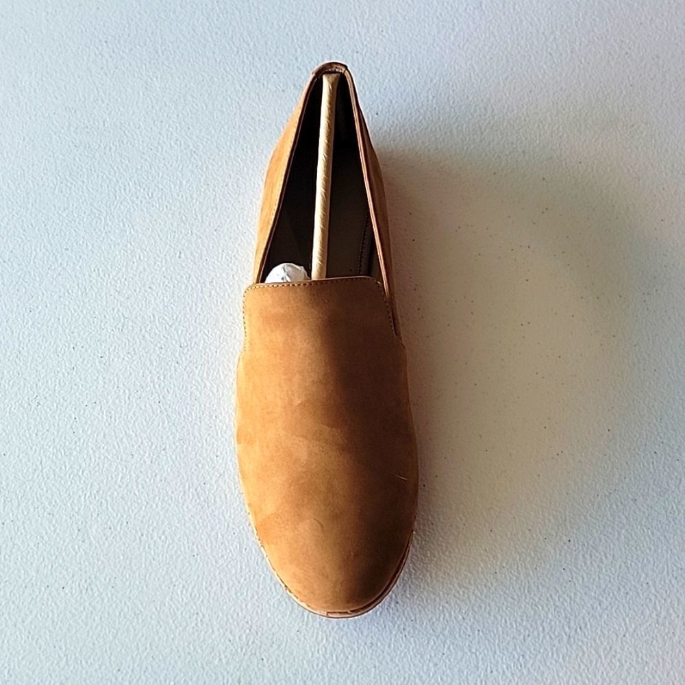 NIB Aerosoles Womens Hempstead Tan Combo Suede Loafers Size 8.5 Wide - Picture 4 of 6